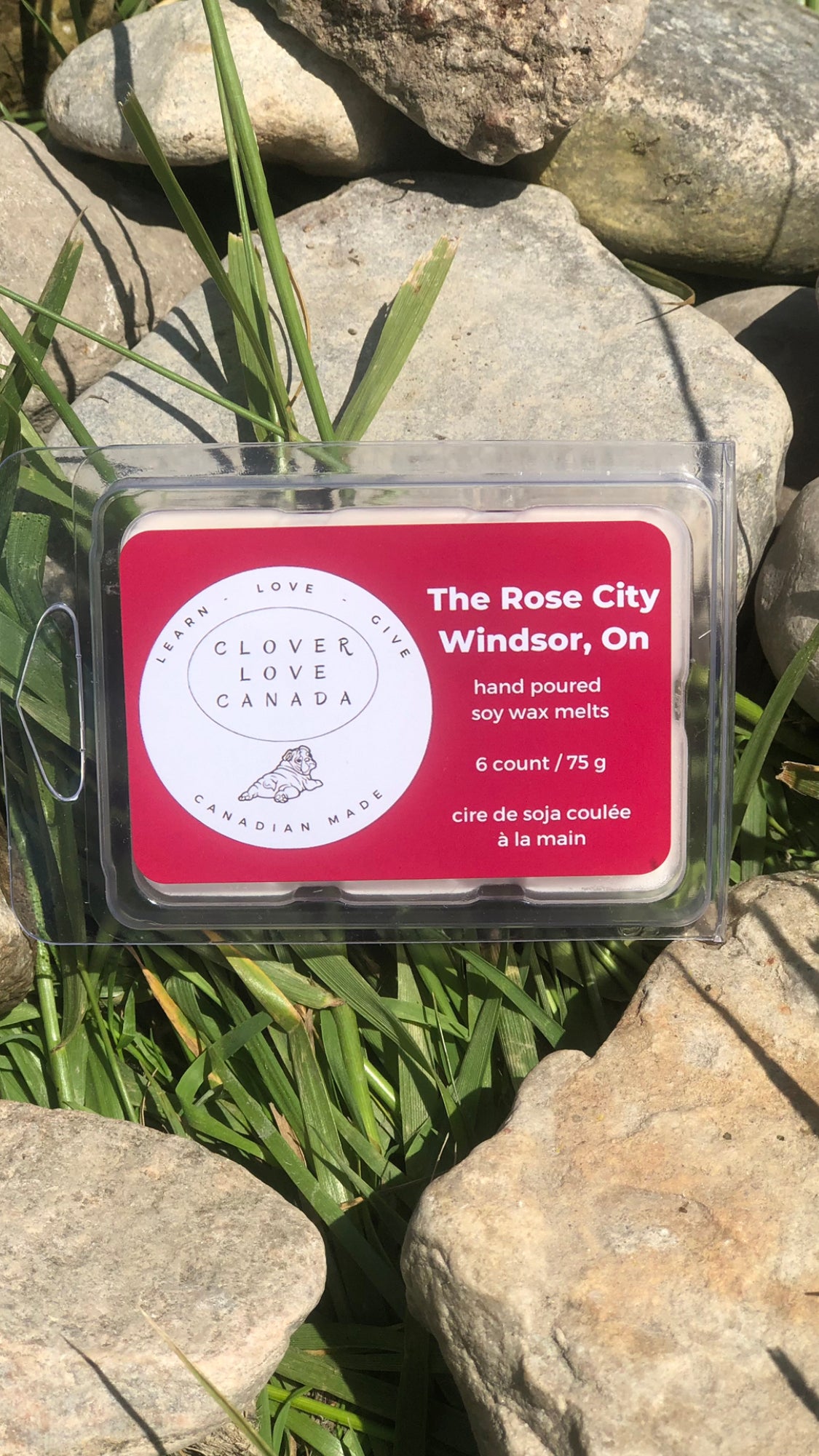 The Rose City - Windsor ON - Soy Scented Wax Melts 6 pack / 75g