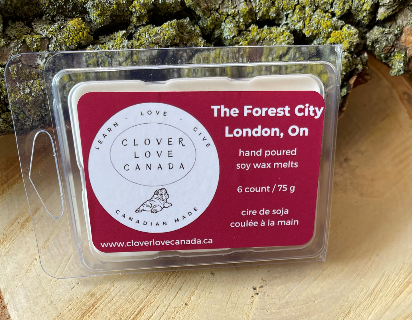 75 g wax melts with red label The Forest City London On