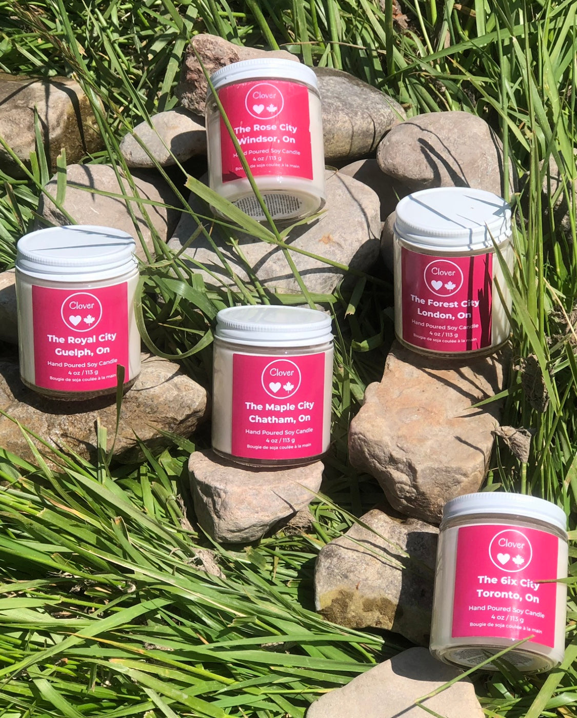Soy Scented Candle Variety Pack - Candles Curated for South Western Ontario Cities
